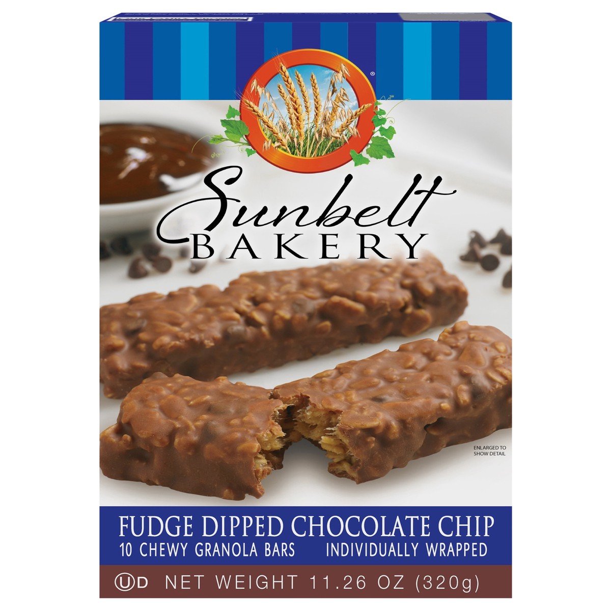 slide 1 of 11, Chewy Granola Bars, Sunbelt Bakery Family Pack Fudge Dipped Chocolate Chip, 10 ct