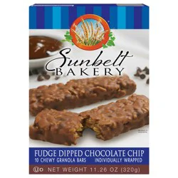 Chewy Granola Bars, Sunbelt Bakery Family Pack Fudge Dipped Chocolate Chip