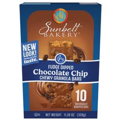 Chewy Granola Bars, Sunbelt Bakery Family Pack Fudge Dipped Chocolate Chip