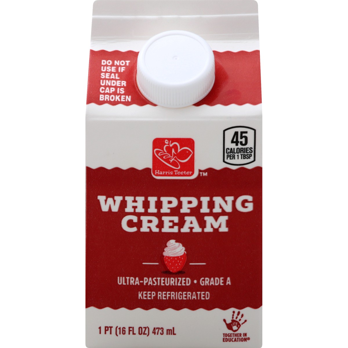 slide 1 of 10, Harris Teeter Whipping Cream, 16 oz