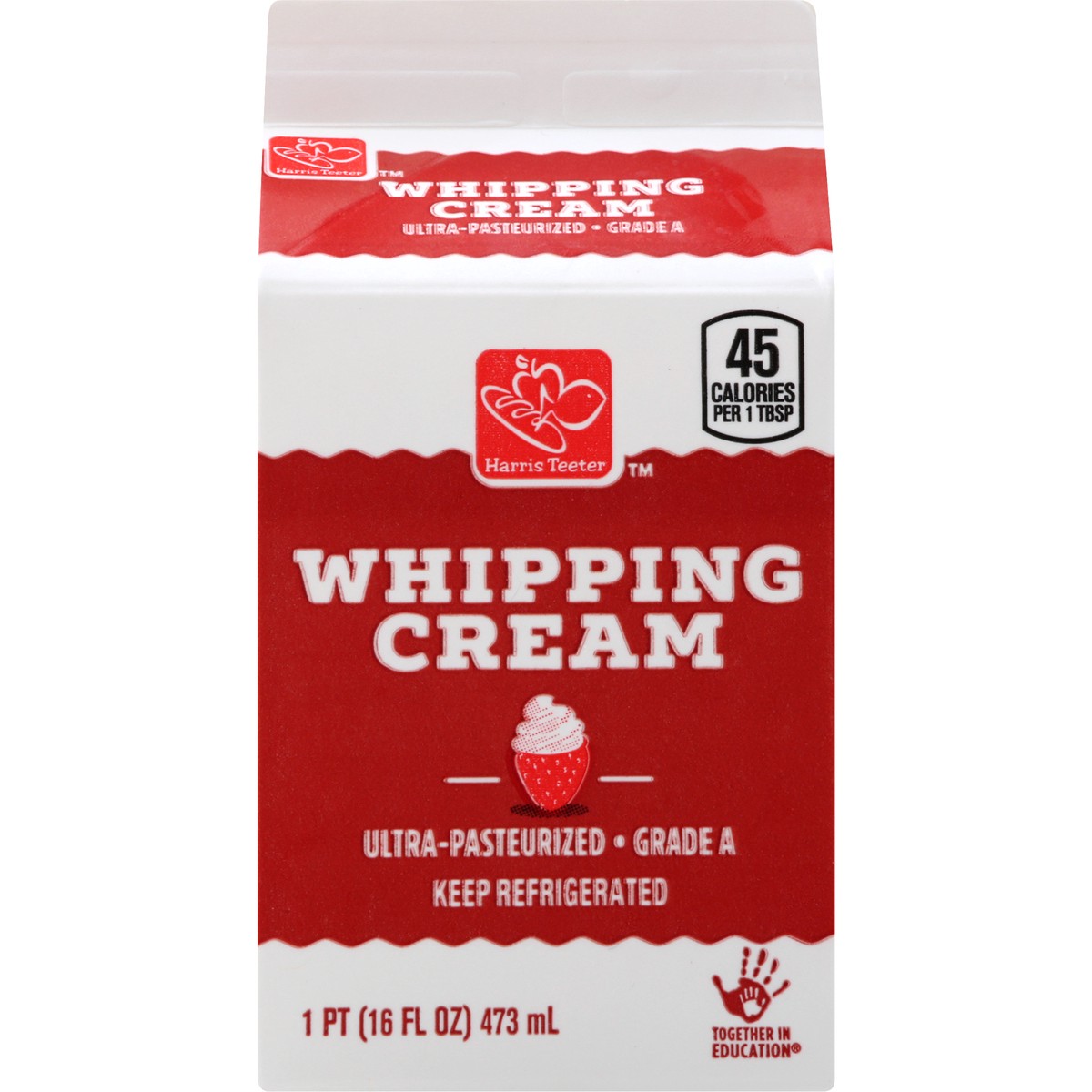 slide 10 of 10, Harris Teeter Whipping Cream, 16 oz