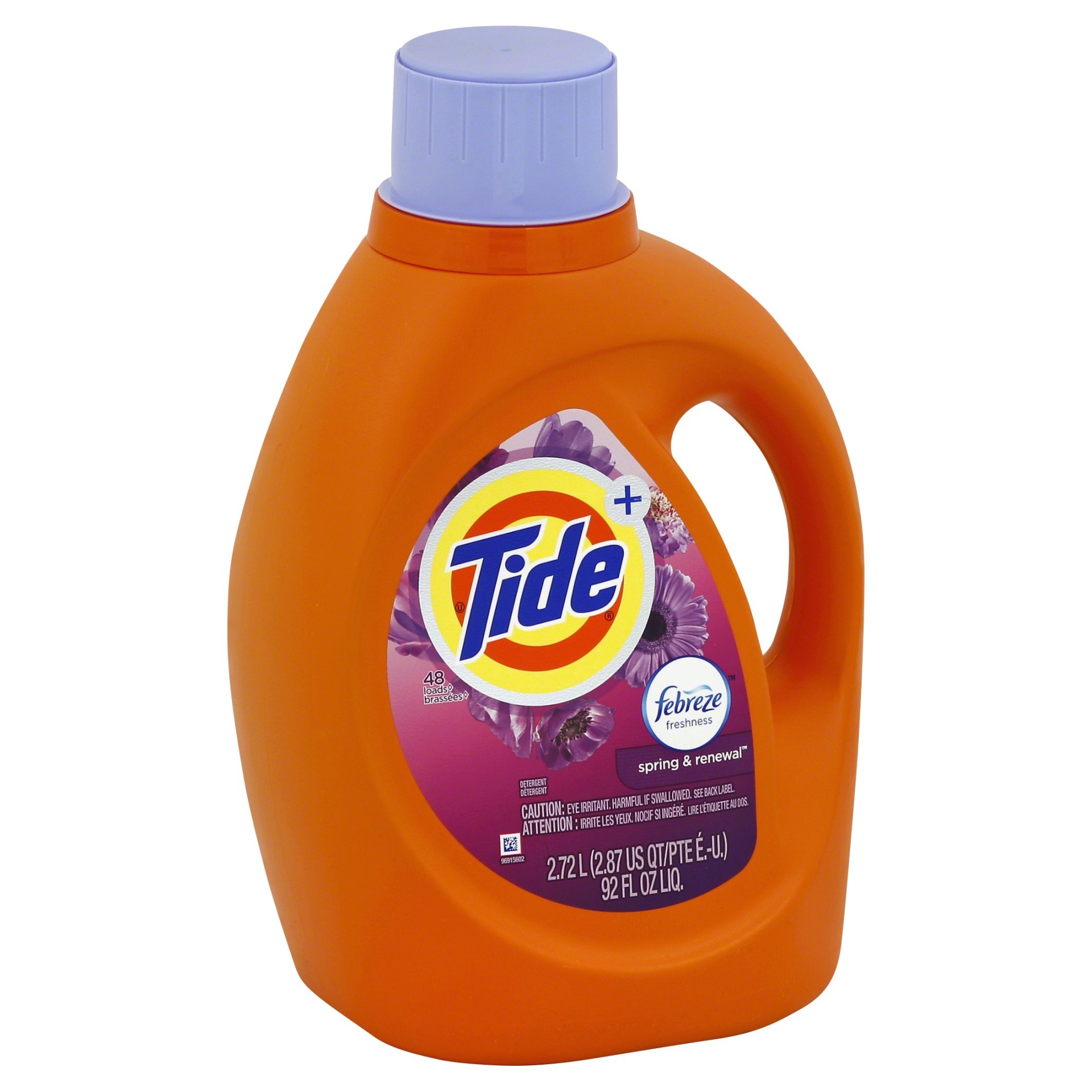 Tide Plus Febreze Spring & Renewal Liquid Laundry Detergent 92 fl oz
