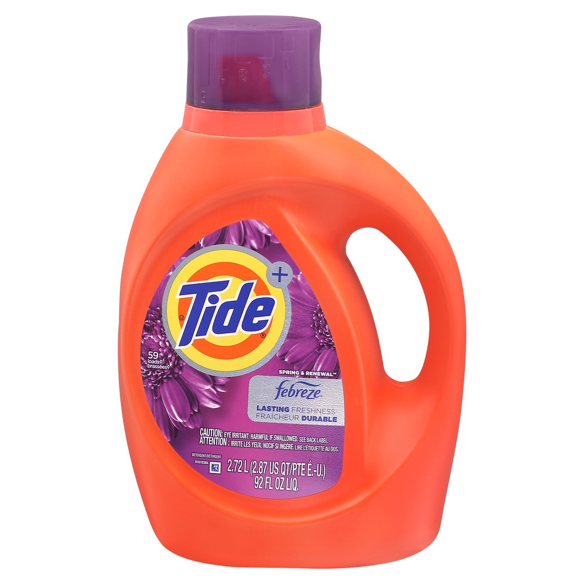 slide 1 of 13, Tide + Febreze Spring & Renewal Detergent 92 fl oz, 92 fl oz