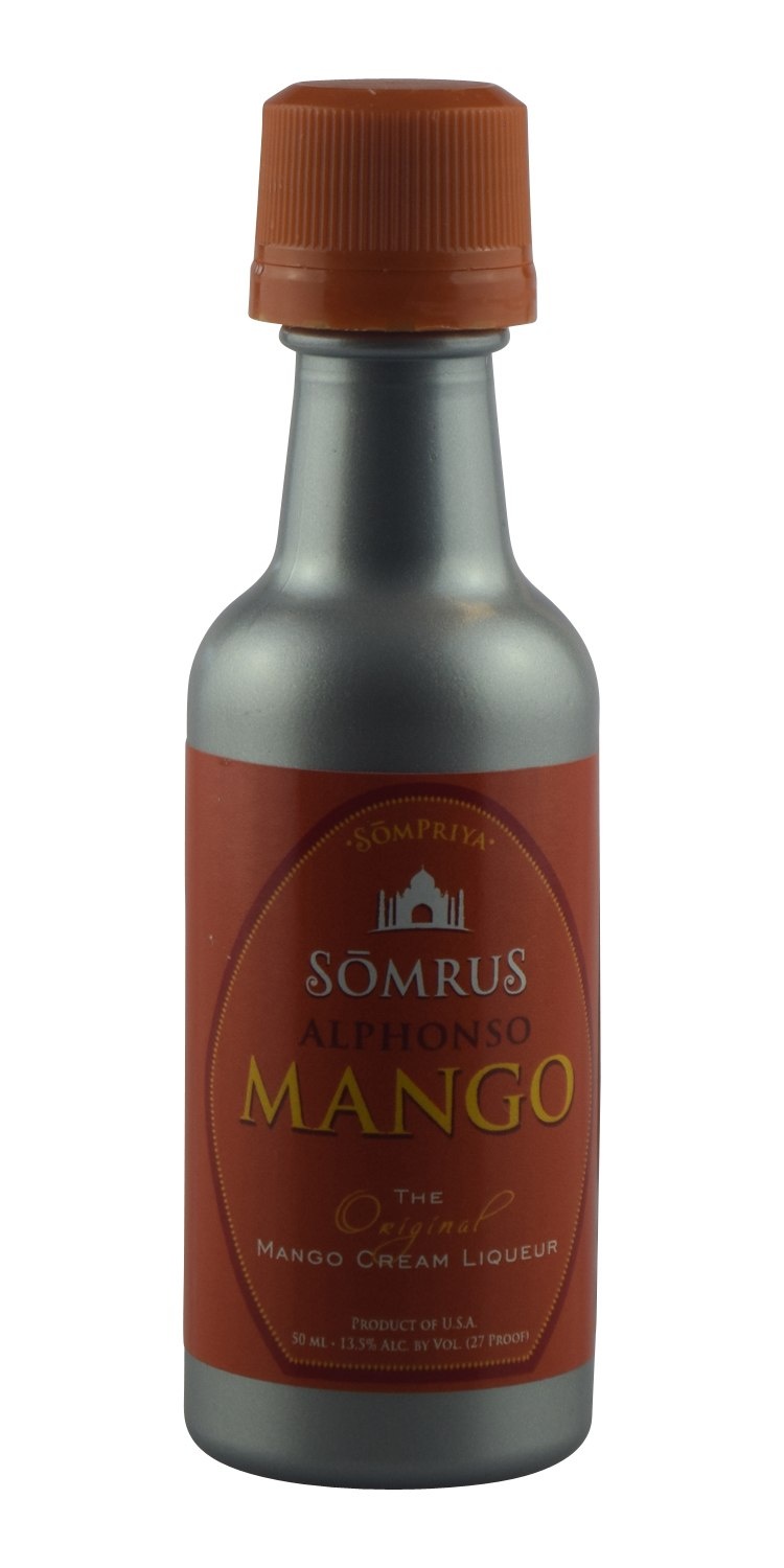 slide 1 of 1, Somrus Indian Mango Cream Liqueur, 50 ml