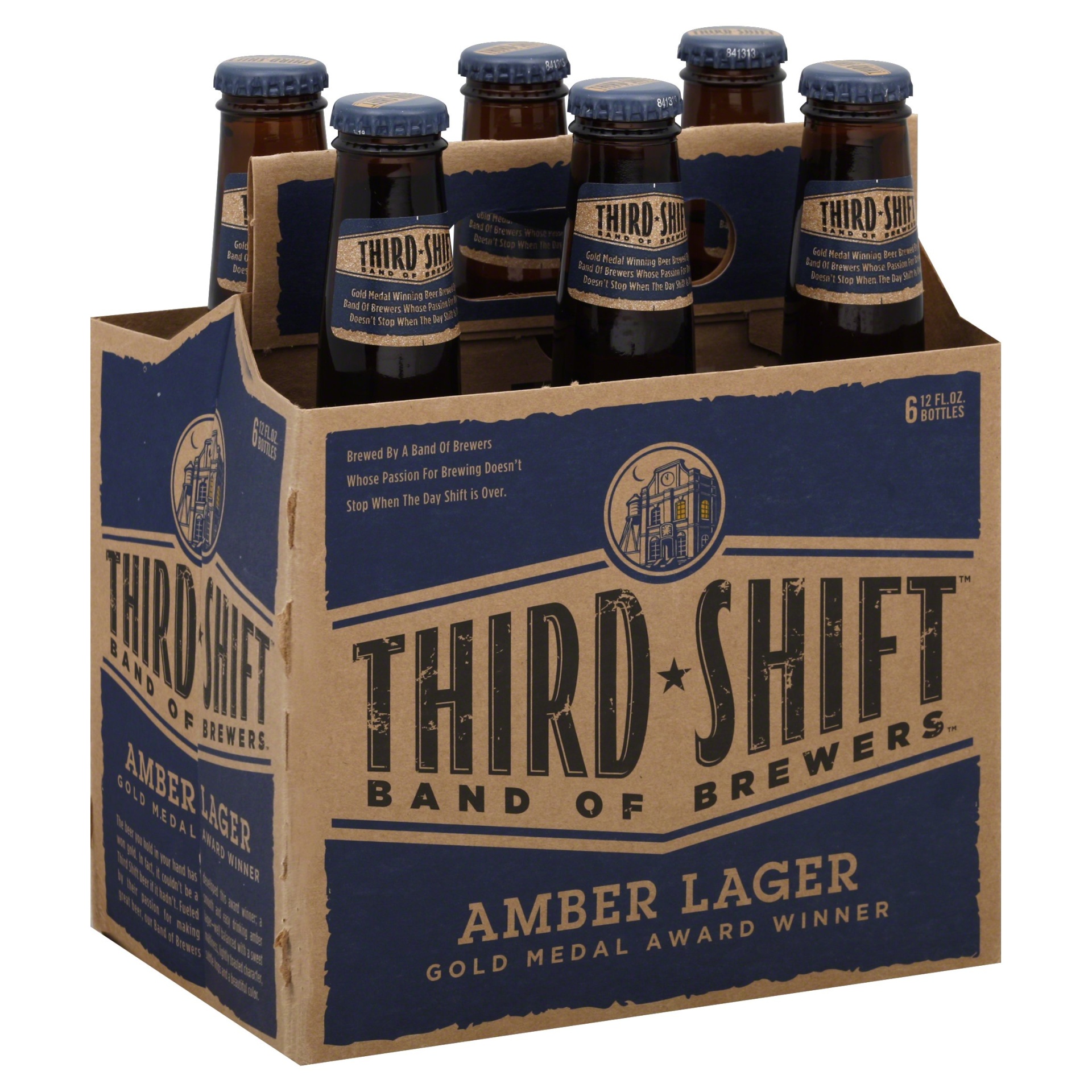 slide 1 of 1, Miller Brewing Company Third Shift Amber Lager, 6 ct; 12 oz