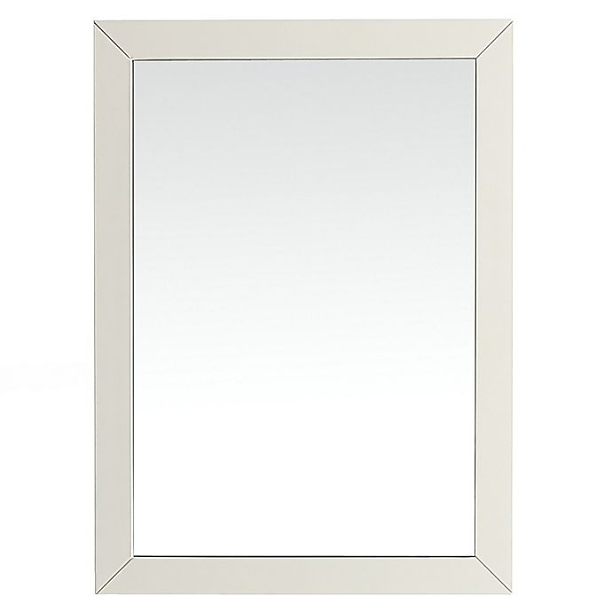 slide 3 of 4, Simpli Home Paige Vanity Mirror - Soft White, 24 in x 34 in