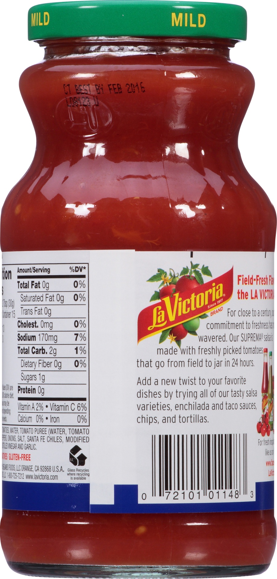 slide 4 of 6, La Victoria Mild Suprema Salsa, 16 oz