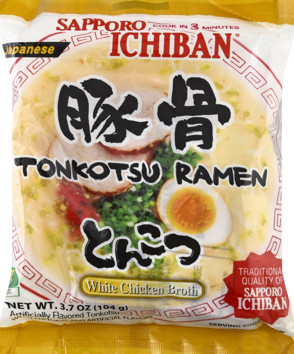 slide 9 of 10, Sapporo Ichiban Tonkotsu Ramen White Chicken Broth Japanese, 