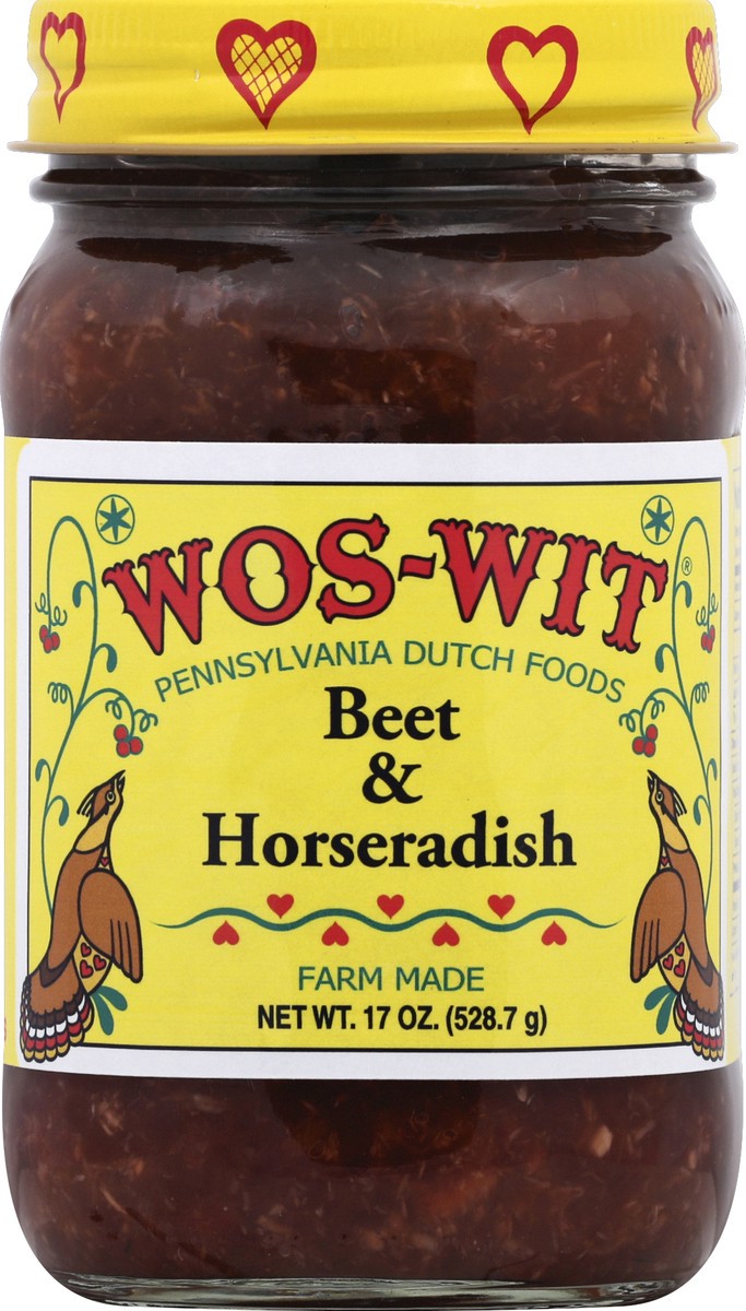 slide 1 of 2, Wos-Wit Beet & Horseradish - 17 oz, 17 oz