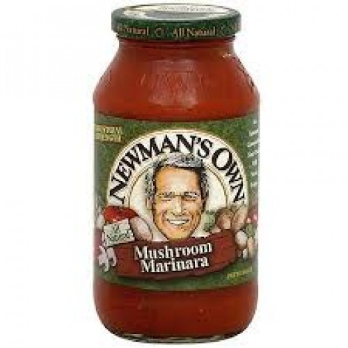 slide 1 of 1, Newman's Own Mushroom Marinara Pasta Sauce, 24 oz