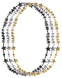 Party Creations Favor Necklace New Year