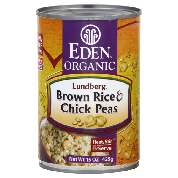 slide 1 of 1, Eden Foods Bean N Rice Garbanzo Org, 15 oz