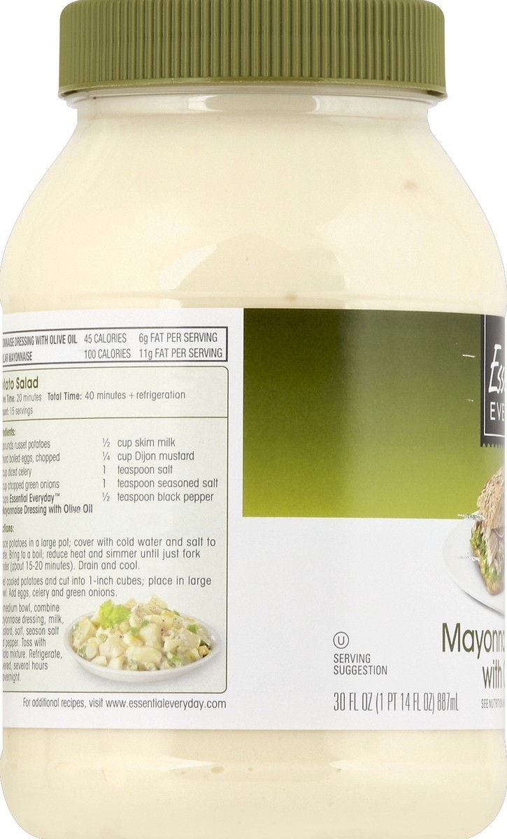 slide 3 of 6, Essential Everyday Dressing, Mayonnaise, with Olive Oil, 30 oz