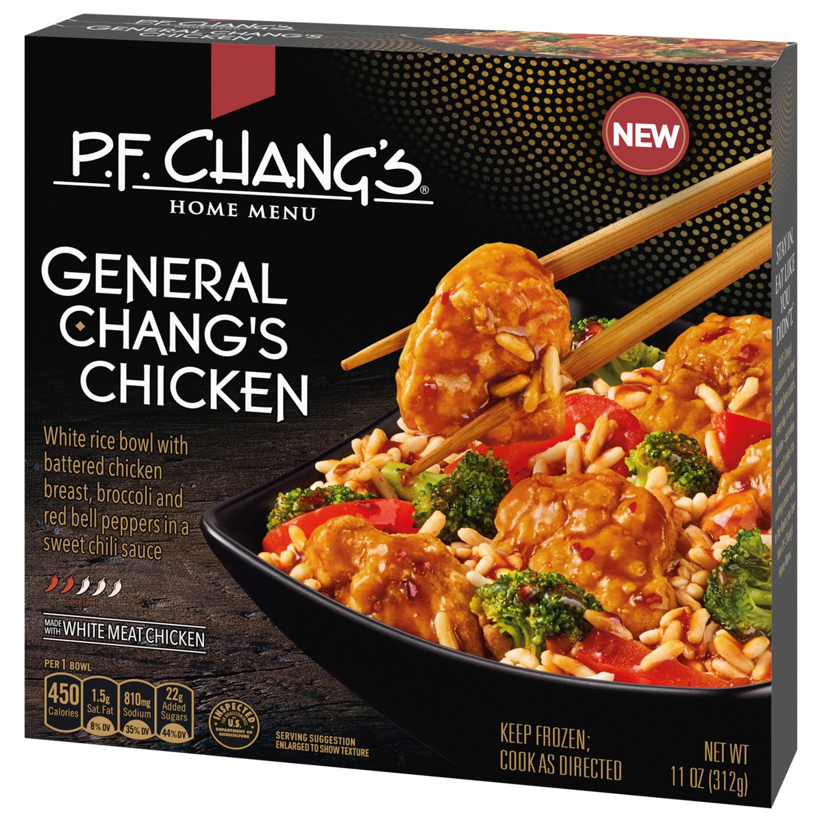 slide 4 of 13, P.F. Chang's Home Menu, General Chang's Chicken Bowl, Frozen Meal, 11 oz., 11 oz
