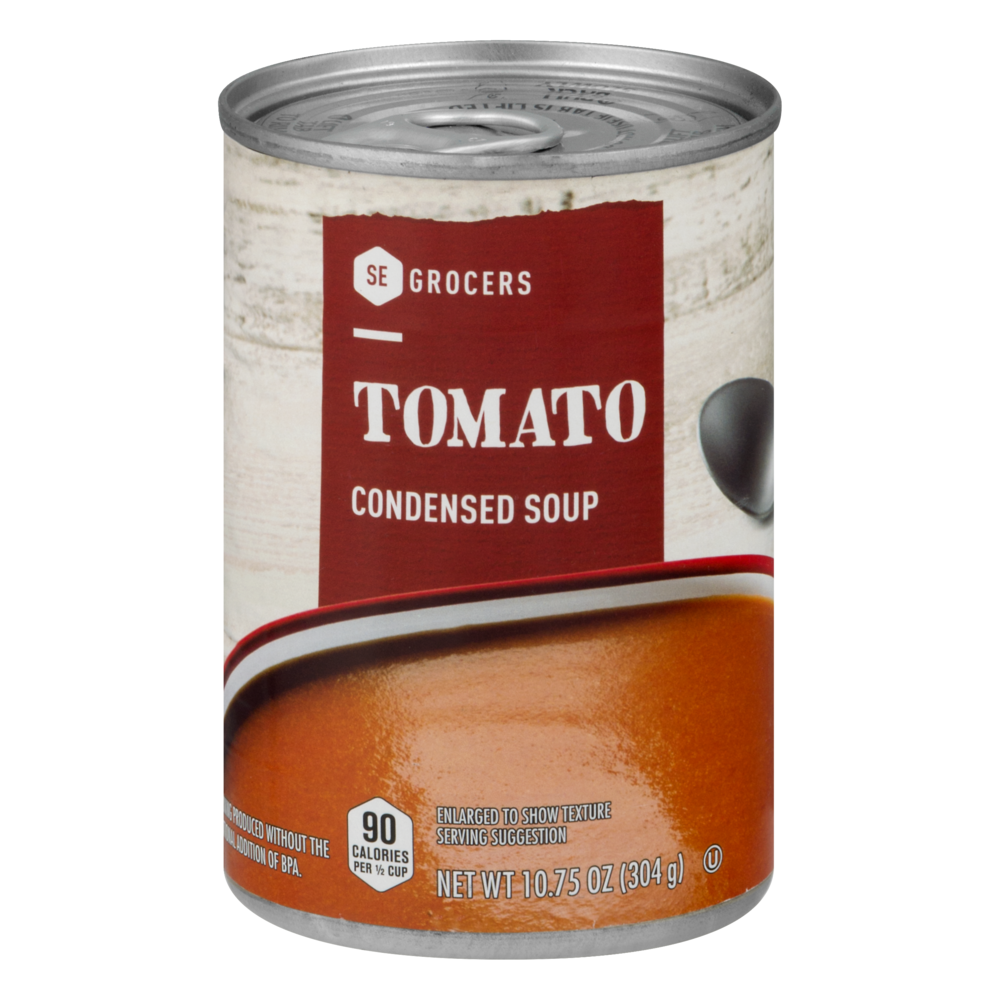 slide 1 of 1, SE Grocers Condensed Soup Tomato, 10.7 oz