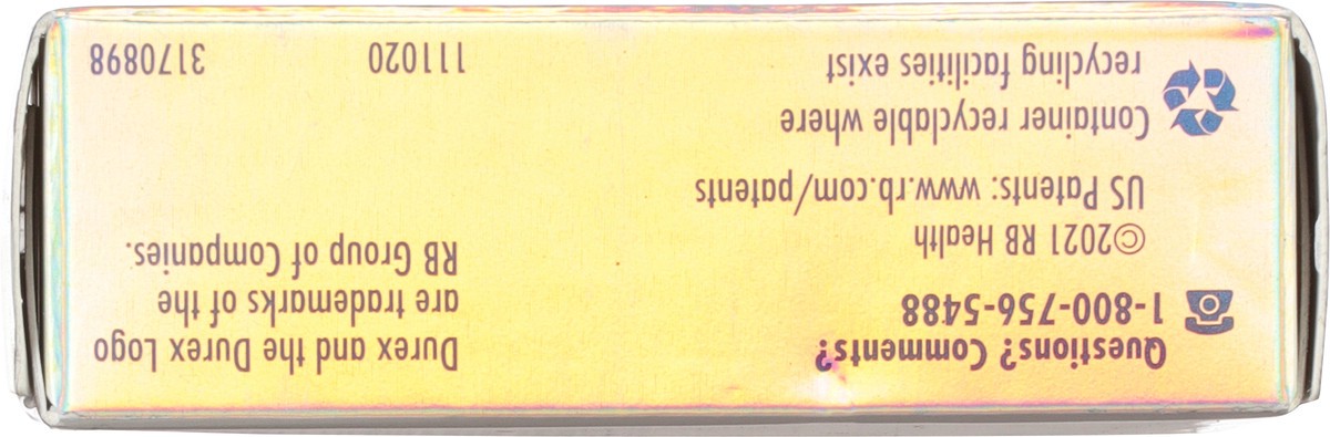 slide 8 of 9, Durex Air Condoms, Extra Thin, Transparent Natural Rubber Latex Condoms For Men, Fsa & Hsa Eligible, 3 Count, 3 ct