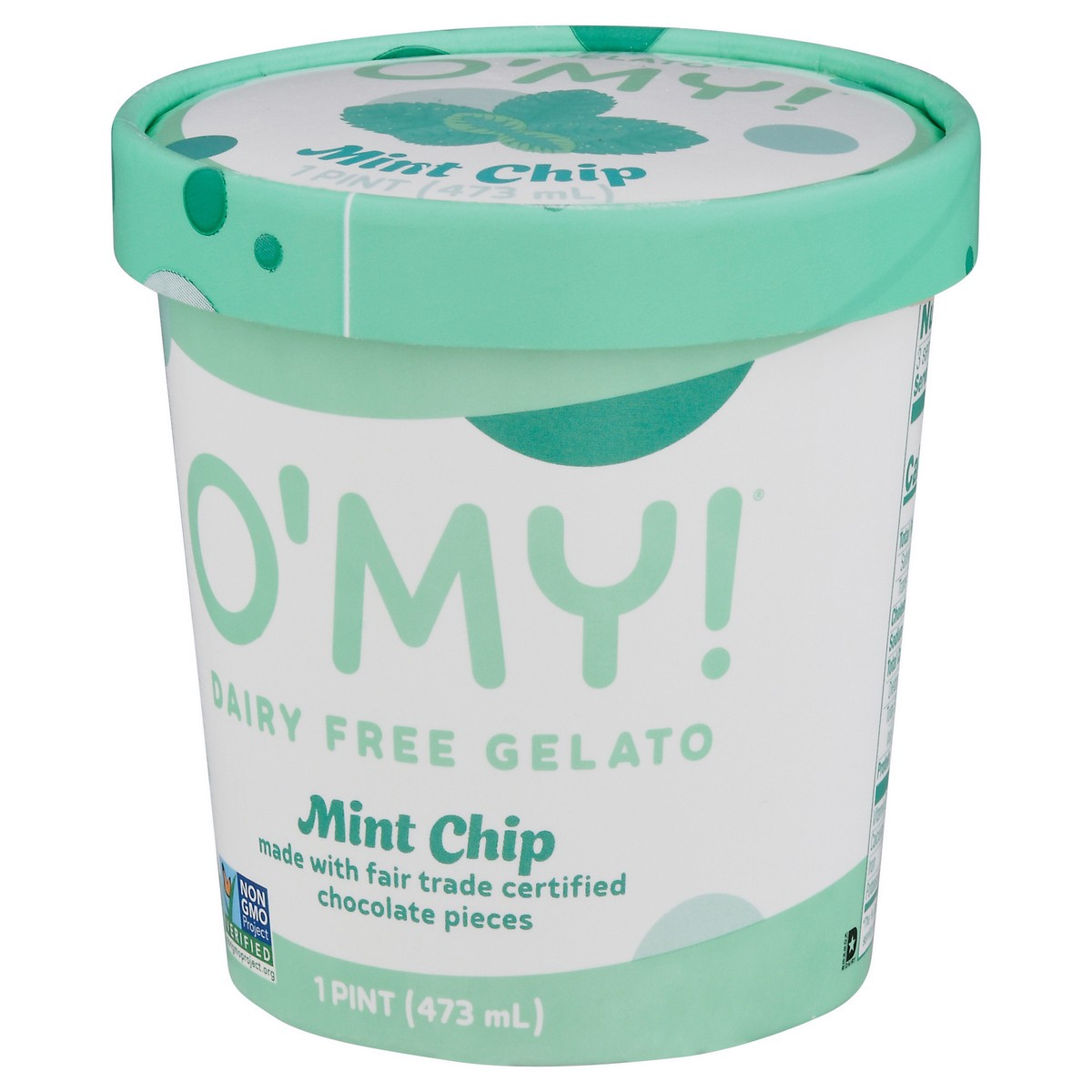 slide 4 of 13, O'My! Dairy Free Mint Chip Gelato 1 pt, 1 pint