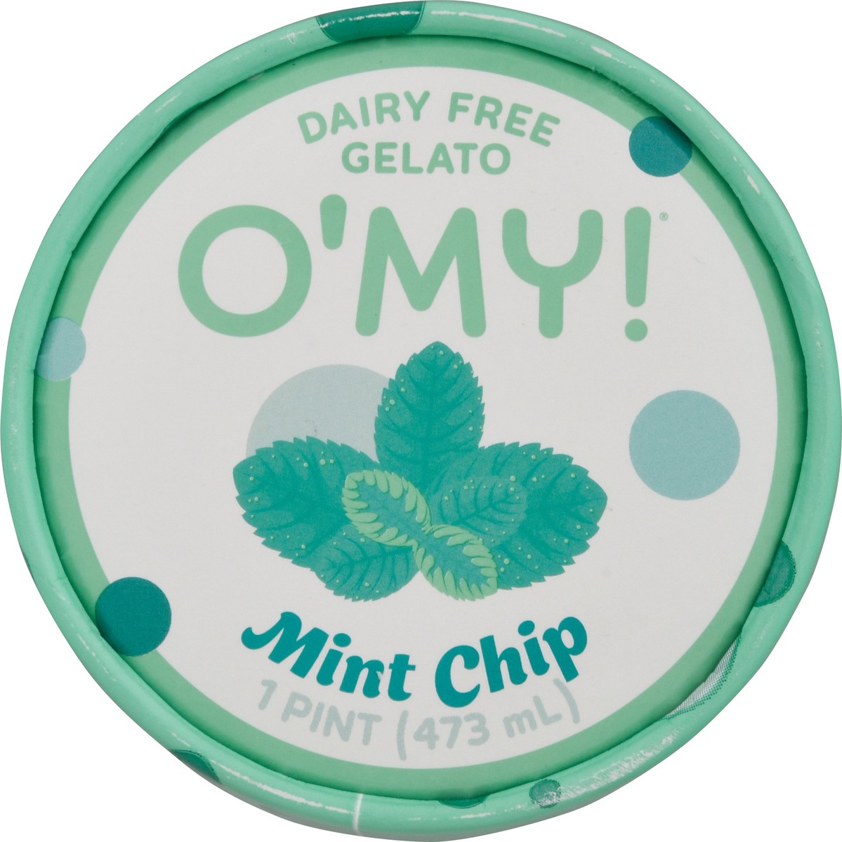 slide 11 of 13, O'My! Dairy Free Mint Chip Gelato 1 pt, 1 pint