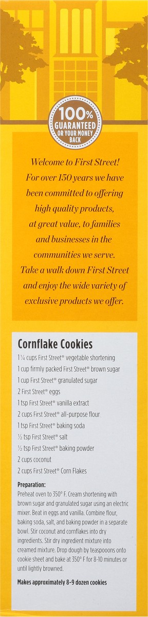 slide 7 of 14, First Street Cereal Corn Flakes Toasted, 24 oz