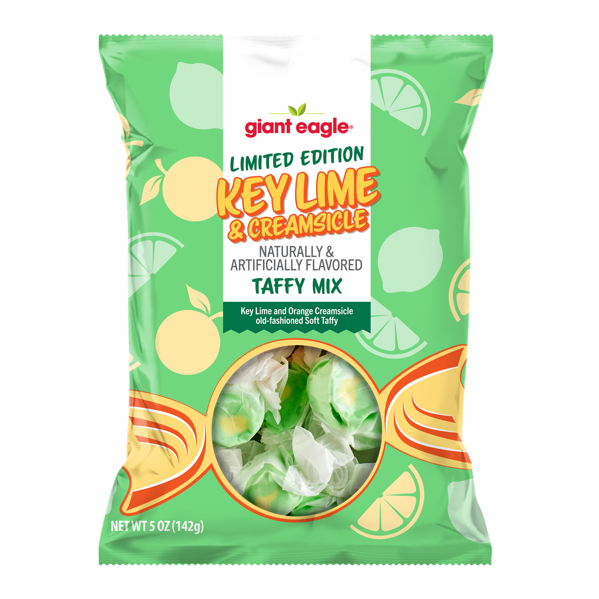 slide 1 of 1, Ge Key Lime & Crmsicle Tffy Mx, 5 oz