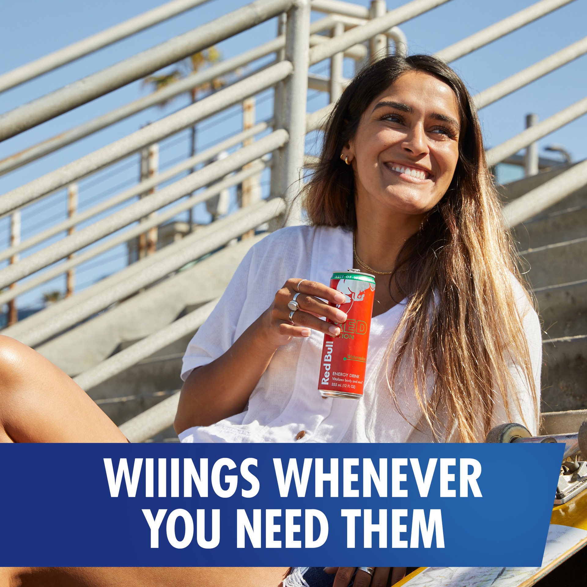 slide 2 of 4, Red Bull Red Edition Energy Drink, Watermelon, 80mg Caffeine, 8.4 fl oz, Pack of 4 Cans, 4 ct; 8.4 fl oz