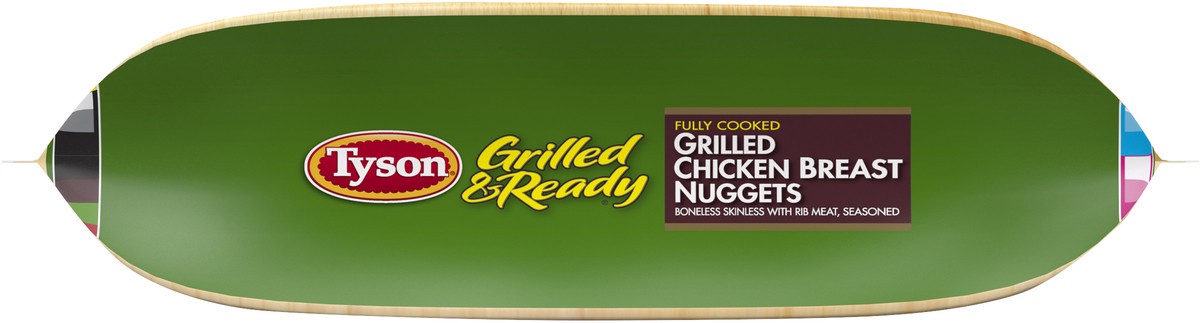 slide 2 of 4, TYSON GRILLED AND READY Tyson Grilled & Ready Fully Cooked Grilled Chicken Breast Nuggets, 18 oz, 510.29 g