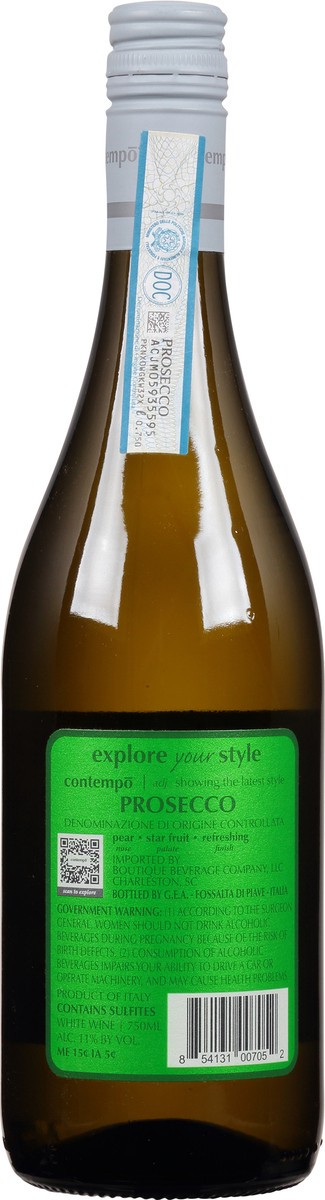 slide 5 of 9, Contempo DOC Prosecco 750 ml, 750 ml