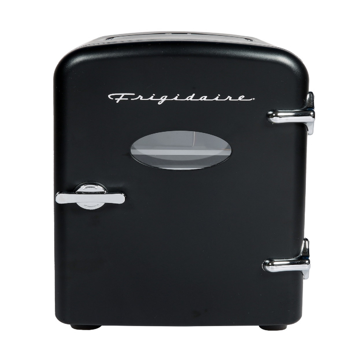 slide 1 of 25, Frigidaire Retro Mini Fridge in Black - 0.3 cu ft, 6 ct