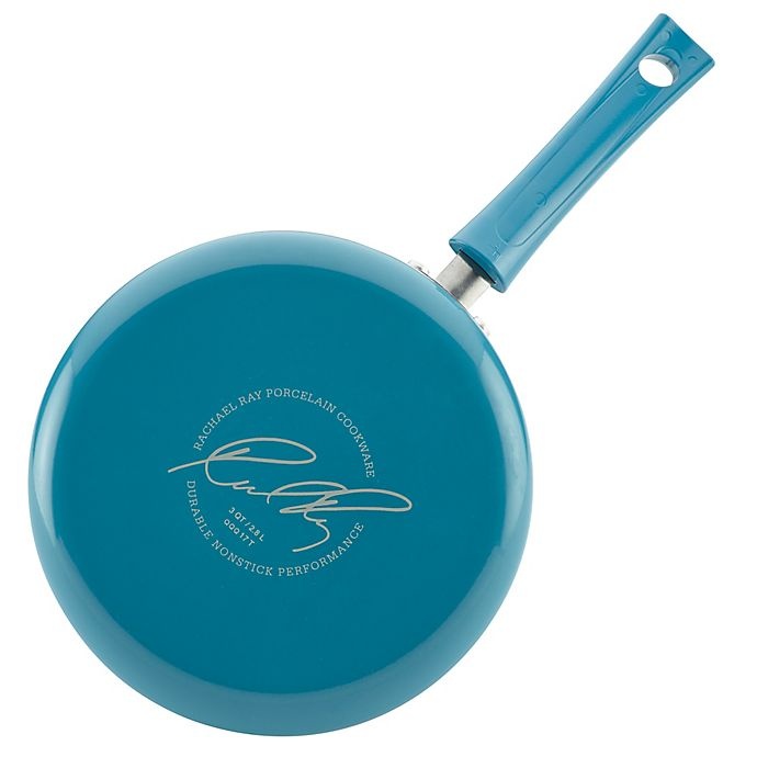 slide 2 of 4, Rachael Ray Cityscapes Nonstick Covered Saucepan - Turquoise, 3 qt