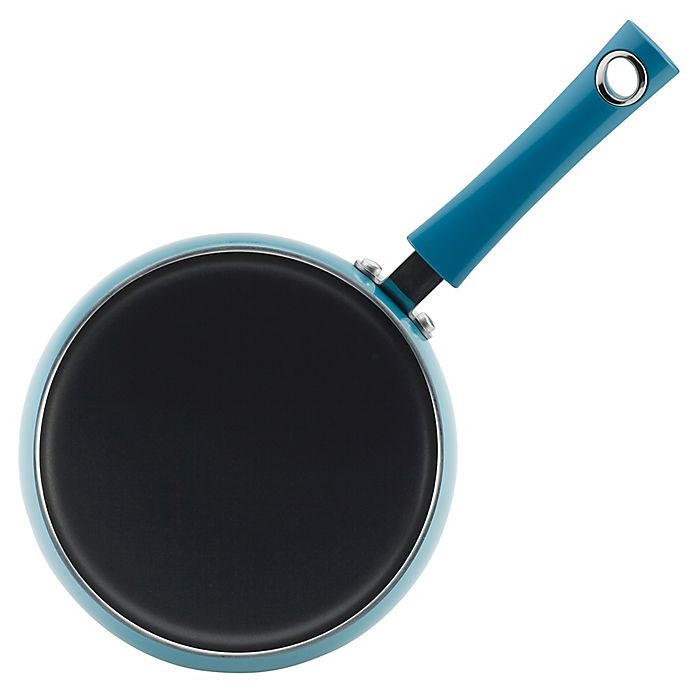 slide 4 of 4, Rachael Ray Cityscapes Nonstick Covered Saucepan - Turquoise, 3 qt