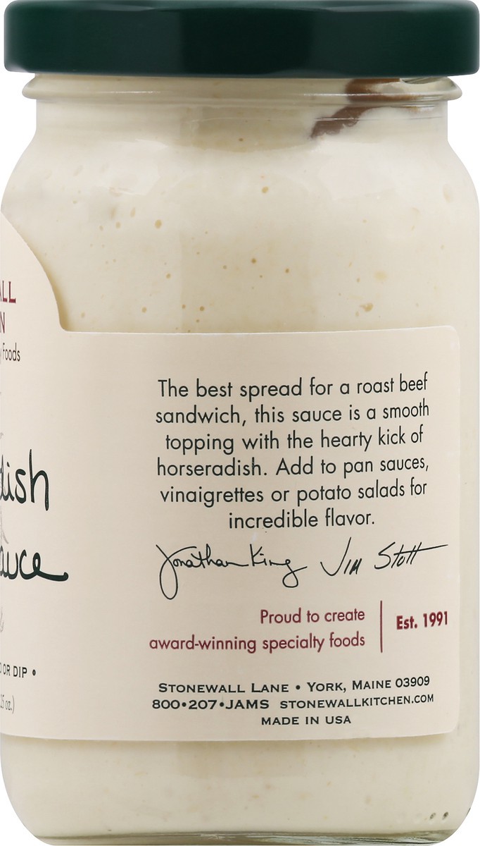 slide 6 of 12, Stonewall Kitchen Horseradish Cream Sauce 234 g, 234 g