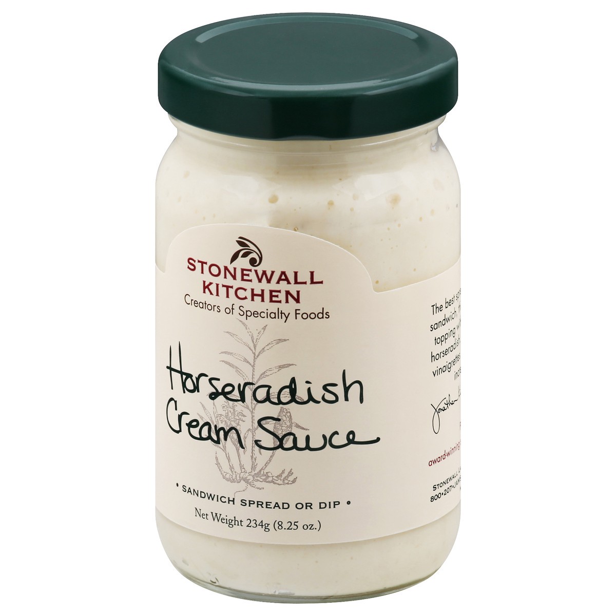 slide 3 of 12, Stonewall Kitchen Horseradish Cream Sauce 234 g, 234 g