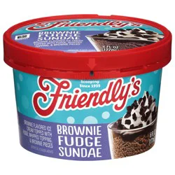 Friendly's Brownie Fudge Sundae 6 fl oz