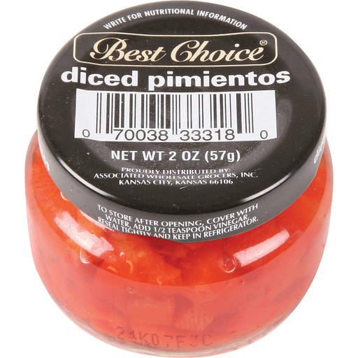 slide 1 of 1, Best Choice Diced Pimiento, 2 oz