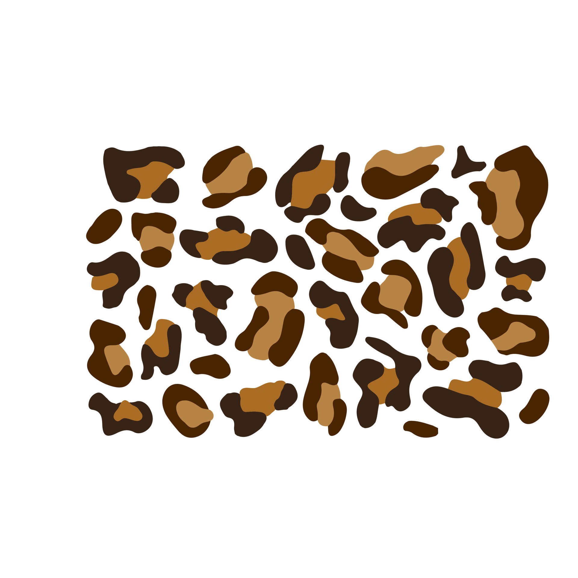 slide 2 of 3, Leopard Layering Stencils By Recollections, 4 in x 6 in