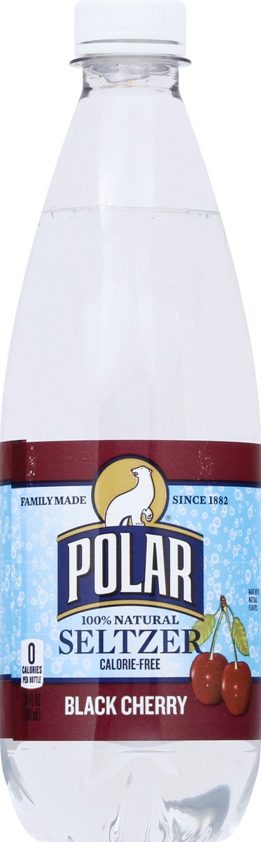 slide 7 of 12, Polar 100% Natural Black Cherry Seltzer - 20 oz, 20 oz