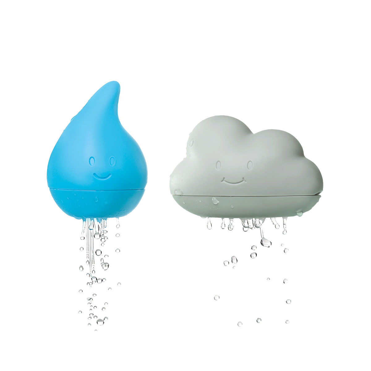 slide 1 of 1, Ubbi World Cloud and Droplet Bath Toys, 2 ct