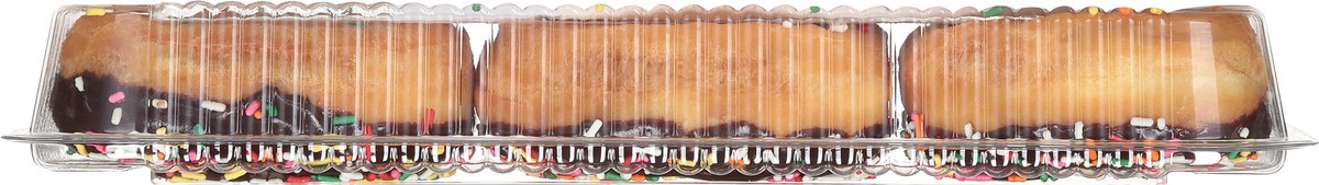 slide 4 of 9, Lunds & Byerlys Raised Choc Iced Sprinkled Donuts 3 ea, 1 ct