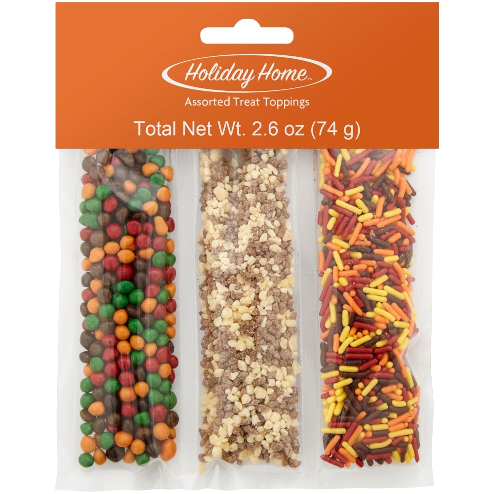 slide 1 of 1, Holiday Home Assorted Treat Toppings, 2.6 oz