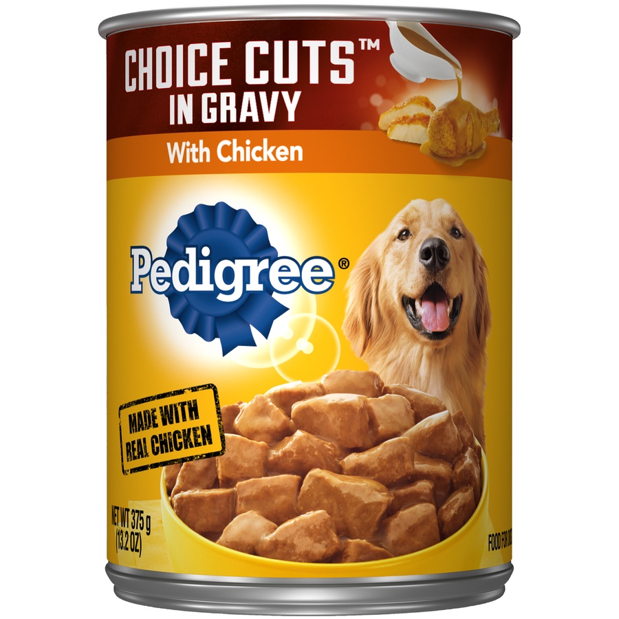 slide 1 of 1, Pedigree Choice Cuts Wet Dog Food - Chicken in Gravy, 13.2 oz