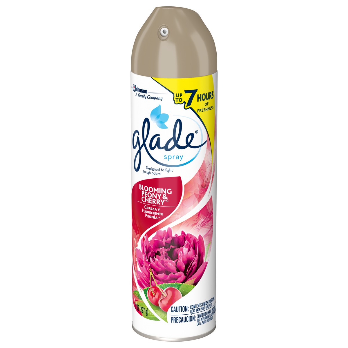 slide 3 of 7, Glade Aero Peony & Cherry, 8 fl oz