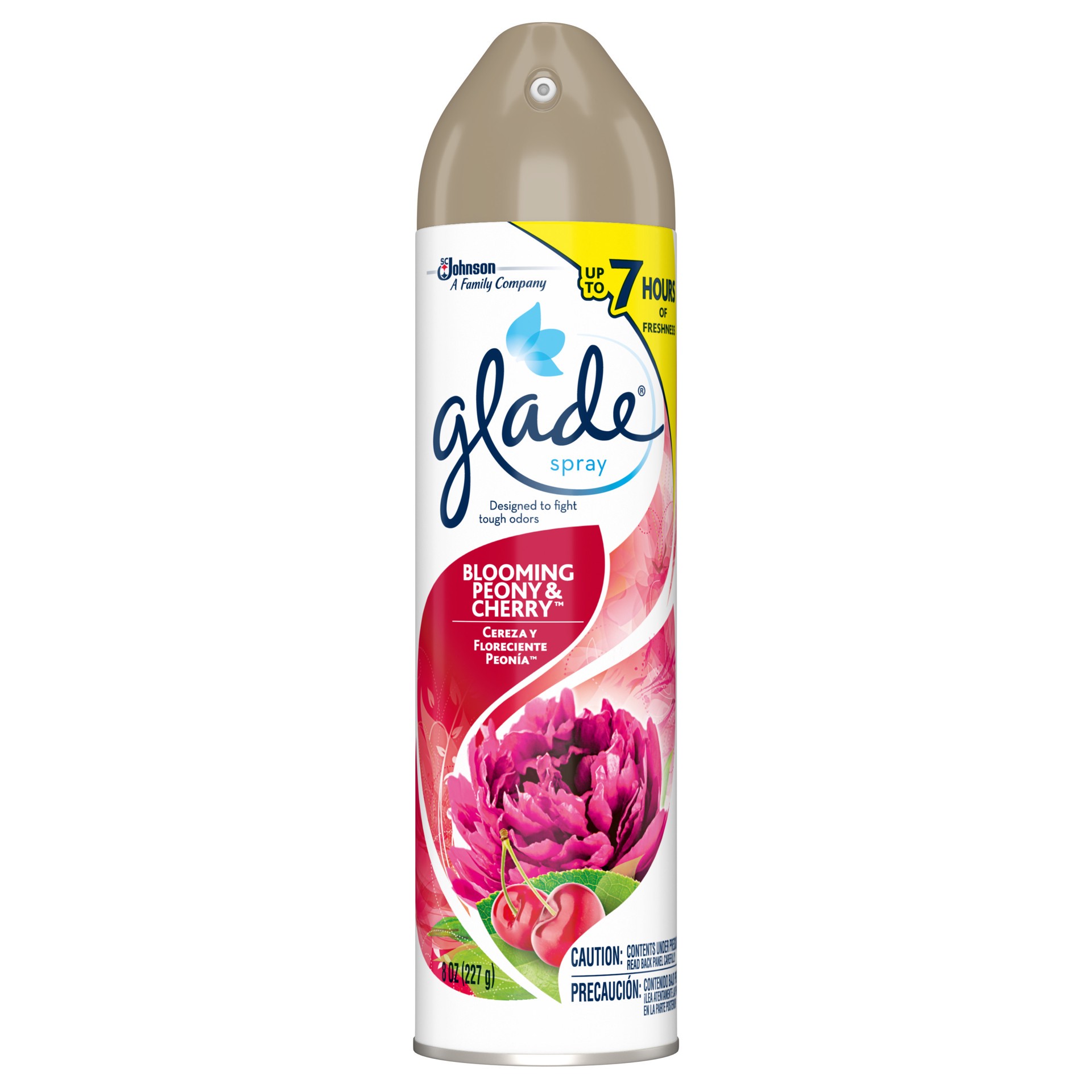 slide 1 of 7, Glade Aero Peony & Cherry, 8 fl oz