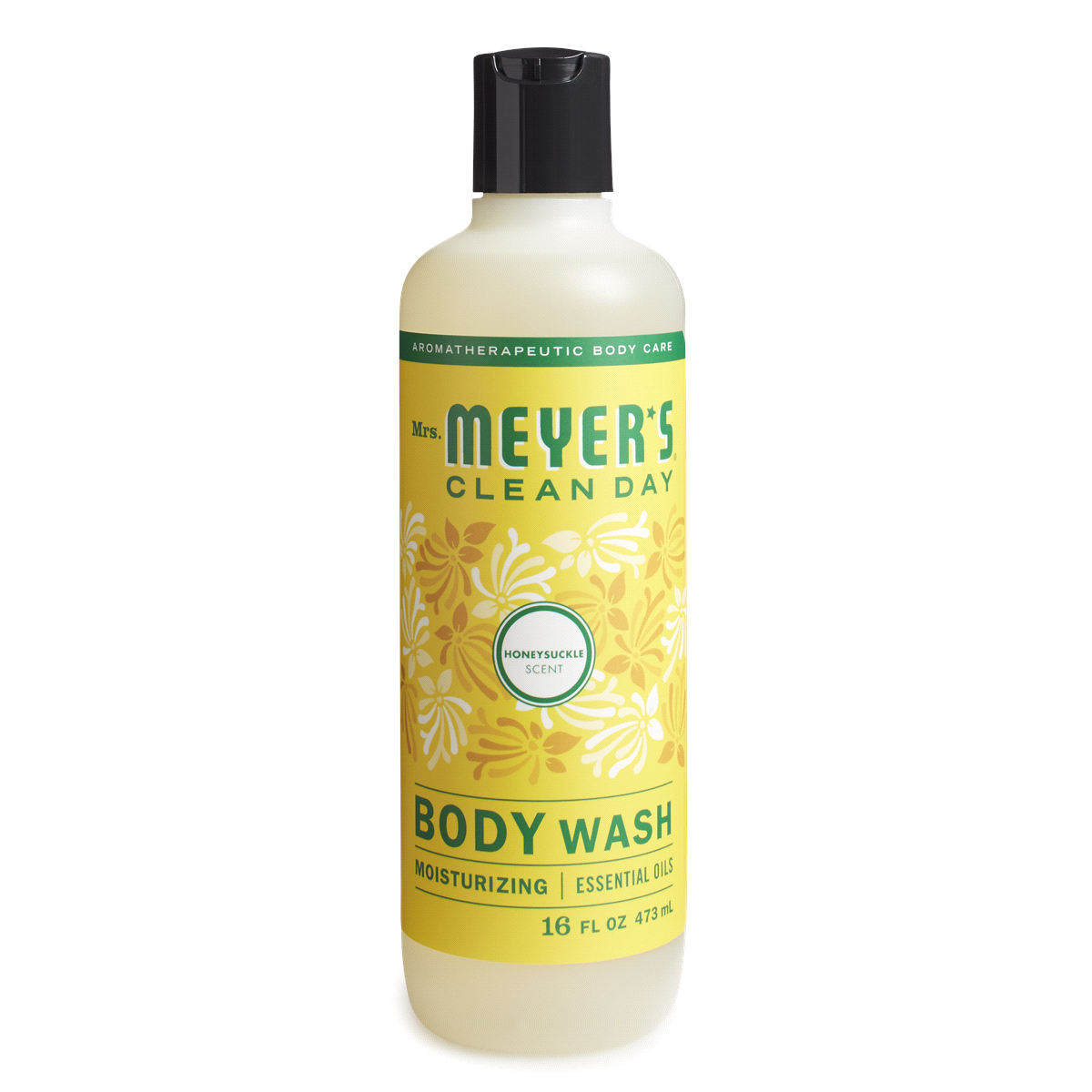 slide 1 of 2, Mrs. Meyer's Clean Day Body Wash Moisturizing Essential Oils - Honeysuckle, 16 fl oz