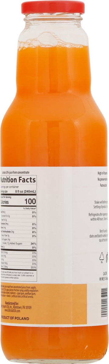 slide 4 of 11, Dafruta Peach Carrot Juice Beverage - 25.36 fl oz, 25.36 fl oz