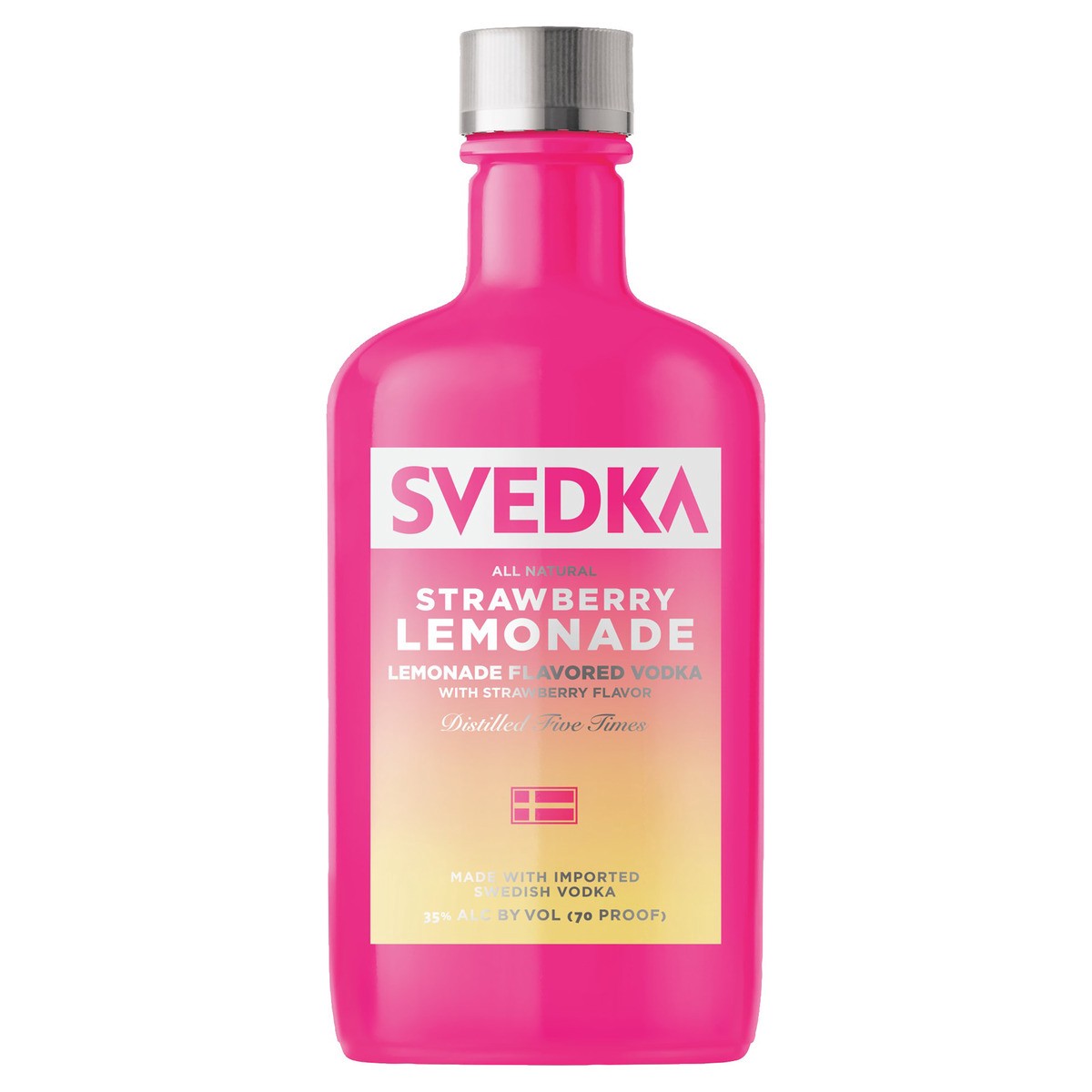 SVEDKA Strawberry Lemonade Flavored Vodka, 70 Proof 200 ml Shipt