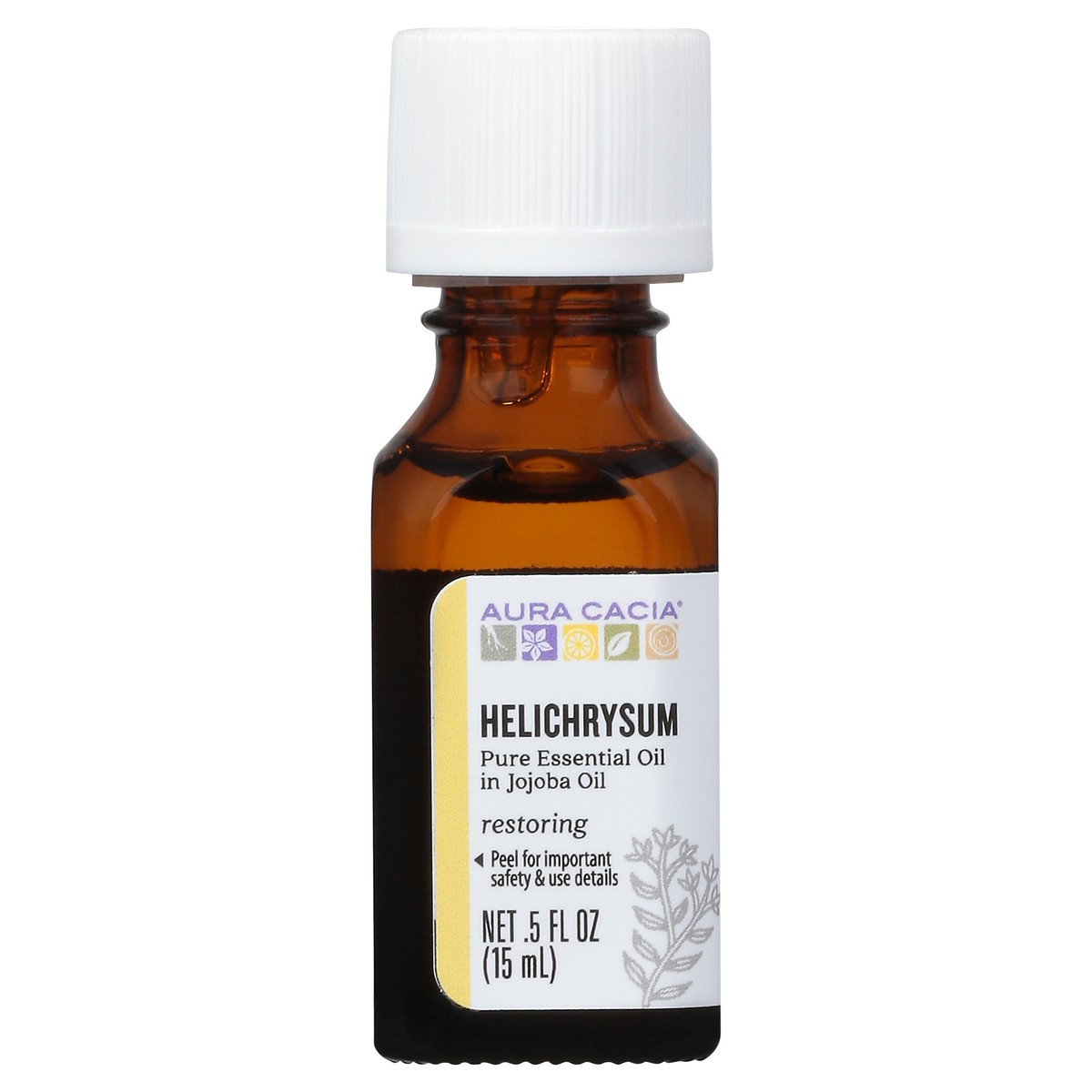 slide 1 of 1, Aura Cacia Helichrysum In Jojoba Oil, 0.5 oz