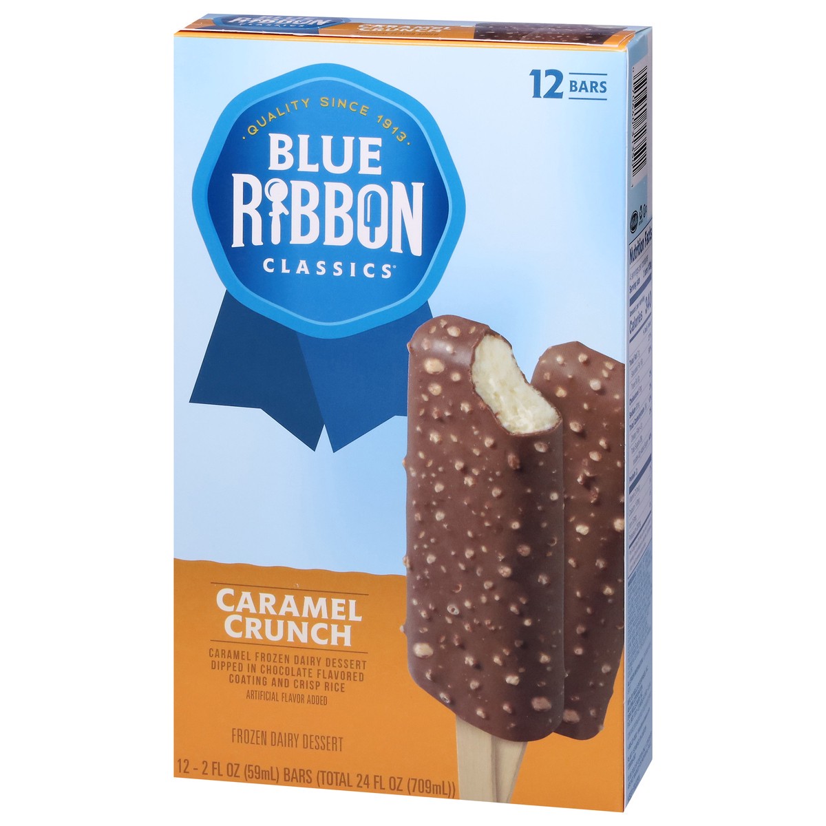 slide 4 of 9, Blue Ribbon Classics Caramel Crunch Frozen Treat Bar, 24 fl oz