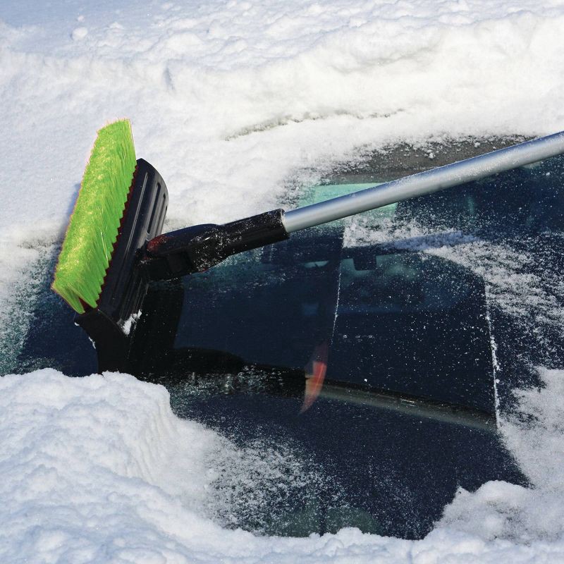 slide 3 of 3, Bigfoot­ Bigfoot Ice Scraper Snow Brush With Squeegee, 60 in