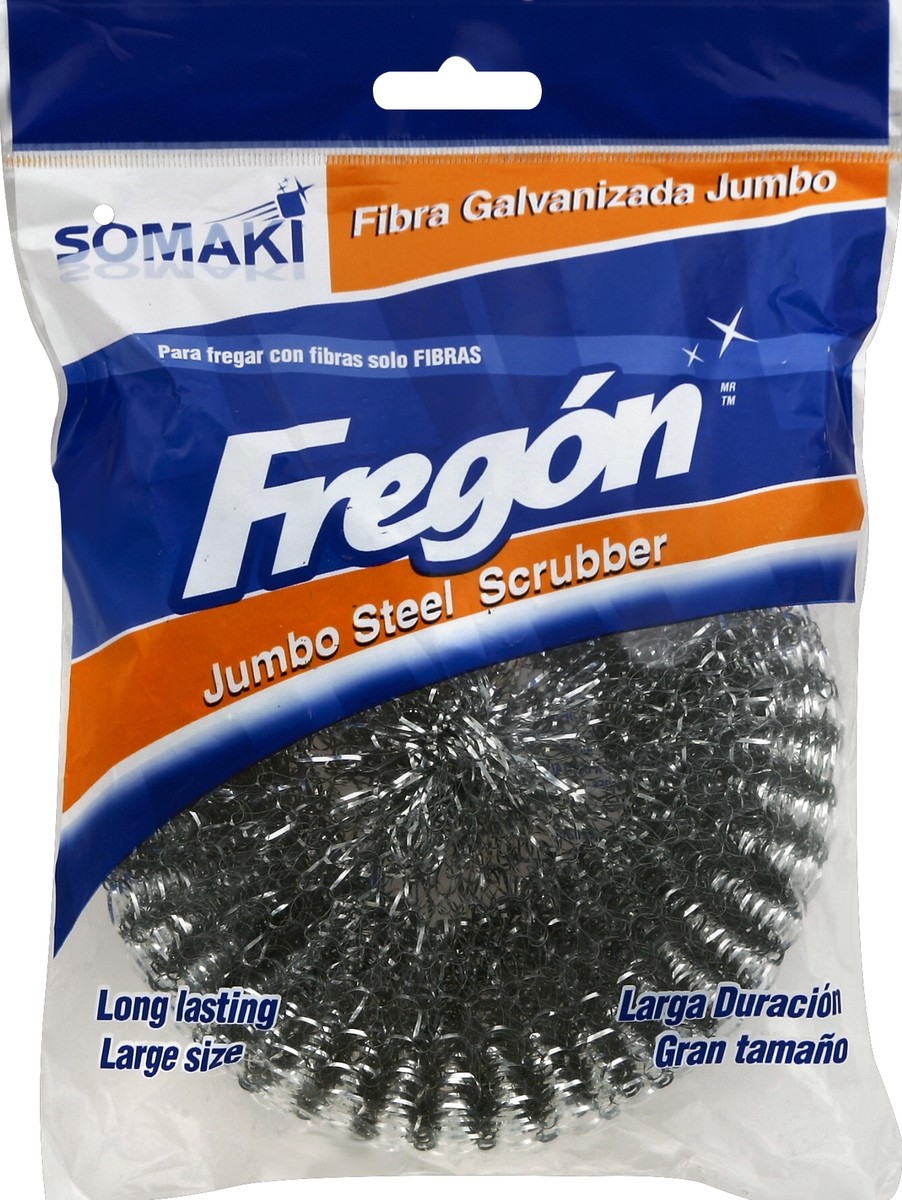 slide 2 of 3, Fregon Jumbo Steel Scrubber, 1 ct