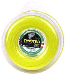 MaxPower Twisted Trimmer Line - Optic Yellow, 0.080 in x 140 ft
